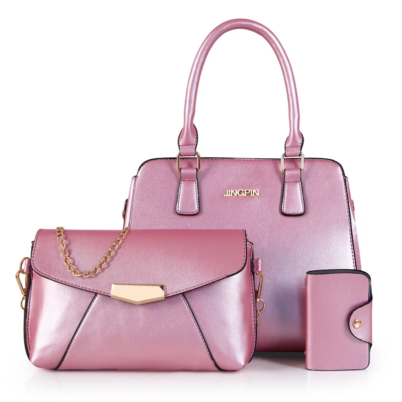 

2017 New Style WOMEN'S Bag Three-piece Set Hand Shoulder Oblique WOMEN'S Bag Different Size Bags