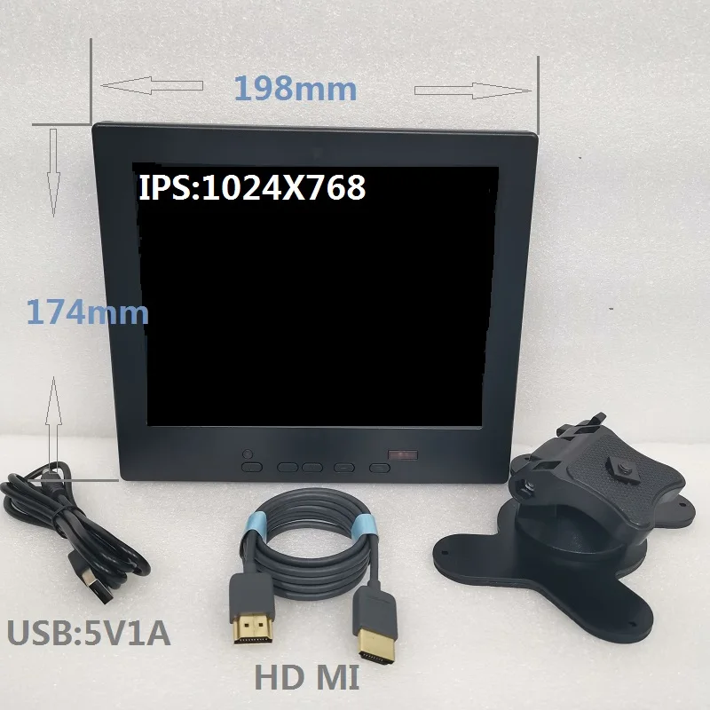 ޴   , HDMI VGA1024X768 IPS Ǯ  , USB5V-12V   ġ ַ, 8 ġ