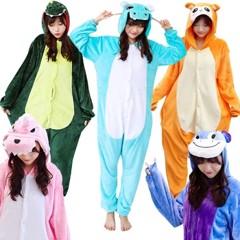 

Unicorn Onesies Unisex Winter Kigurumi Totoro Skeleton Onesies Women Nightwear Anime Costumes Adults Flannel Sleepwear Pajamas