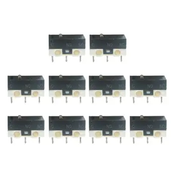 

10PCs Mouse Micro Switch Micro Button Gold Contactor