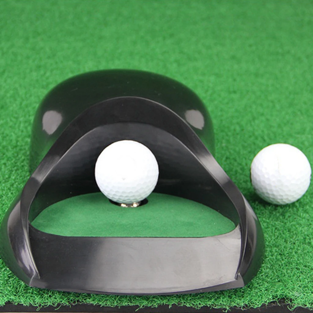 Golf Automatic Putting Cup Auto Return Machine Putt Training Tool Equipment Golf Putting Cup Hole Golf Ball Kick Back