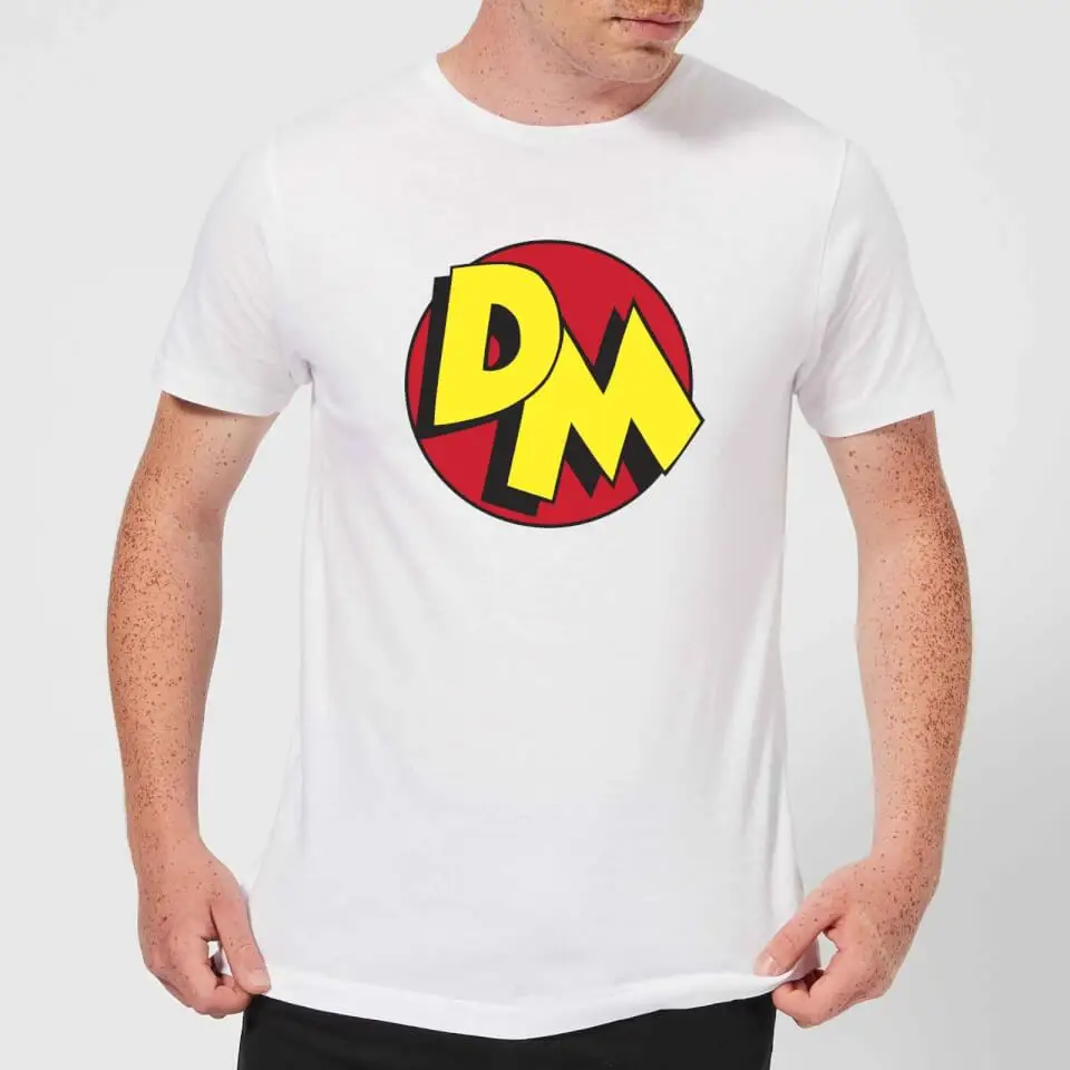 Danger Mouse Dm Logo Men'S T-Shirt - White |