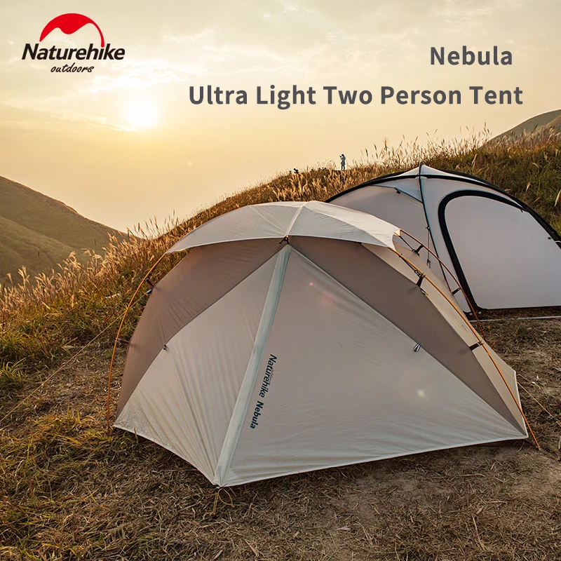 Naturehike Nebula2 палатка 2 человек открытый 20D нейлон водонепроницаемый 4000+ ветрозащитный Сверхлегкий туристический тент с бесплатным ковриком