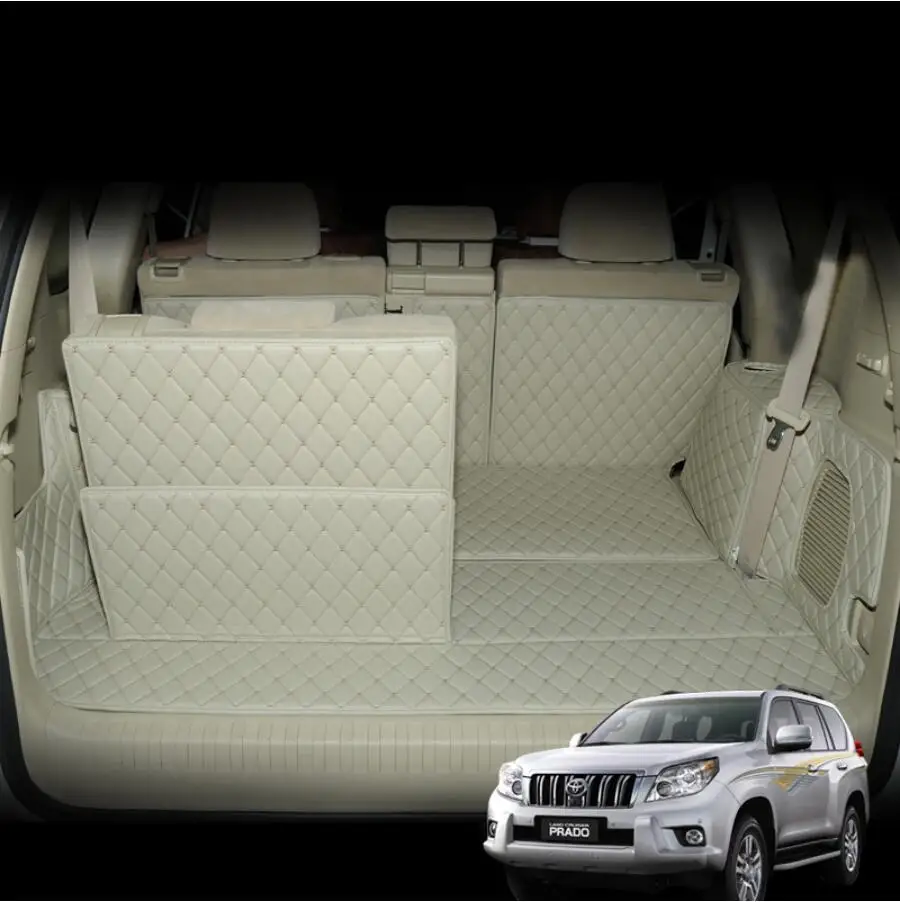 Для волокна кожи багажник автомобиля коврики Брюки Карго Для lexus gx460 2009 2010 2011 2012 2013