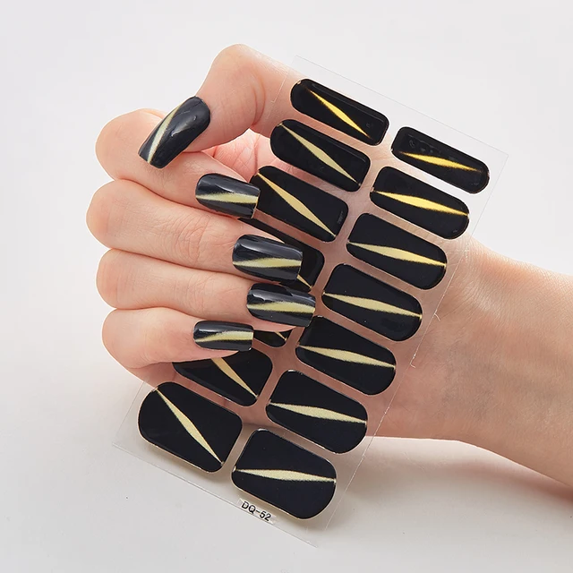 Five Sorts 0f Nail Stickers Decals Plain Stickers Nail Stickers Designer Nails Sticker Designer Nails Art Decoration Nailart DQ-52