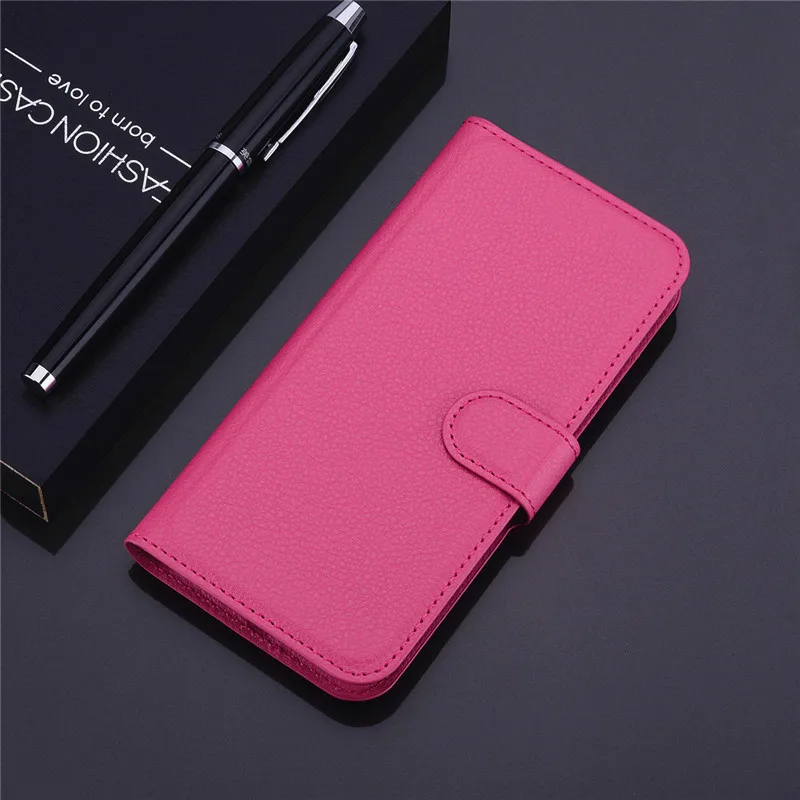 Для samsung Galaxy J1 чехол флип чехол samsung J1 кожаный чехол для samsung J1 J120F/J1 J100 Coque - Цвет: Rose Red