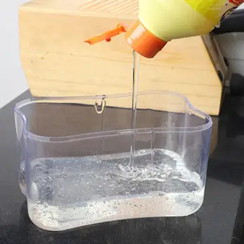 

Plastic Kitchen Sink Storage Box Tray Sponge Soap Dispenser Dispenser Soap Kitchen Organizer Sponge and Set Dispenser Manua P3O3