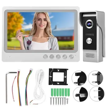 

9in Wifi Video Intercom Kit IP65 Waterproof Night Vision Support Photo Shooting Recording Access System Video Intercom