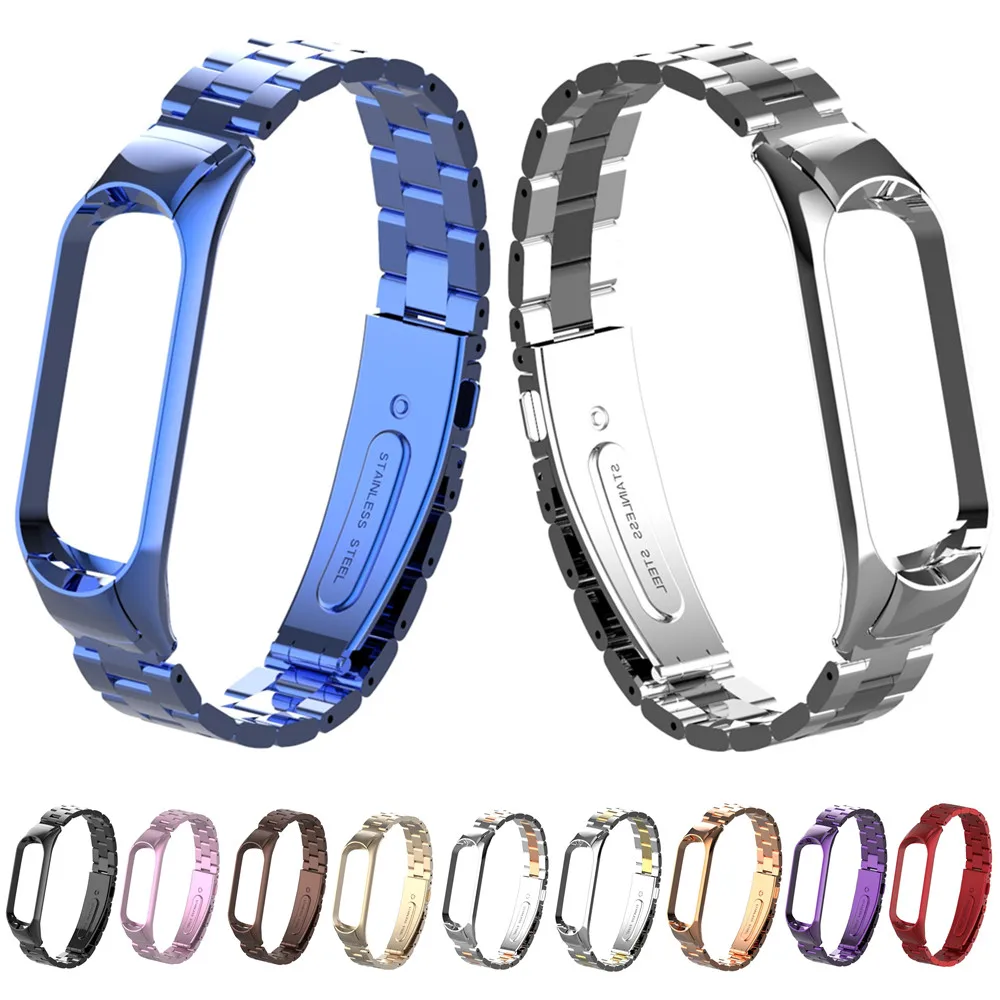 

Mi Band 4 Metal Strap for Xiaomi Mi Band 4 Smart Bracelet Miband 4 Strap Wrist Band