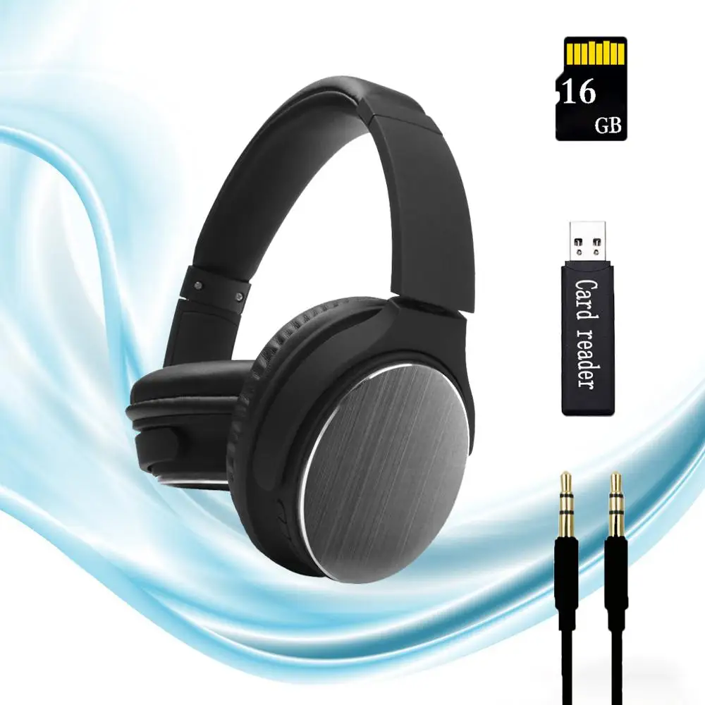 MS-K1102---16GB Новая портативная гарнитура, беспроводная гарнитура, bluetooth гарнитура, объемный 3D звук. Складная гарнитура - Цвет: MS-K1102---16GB