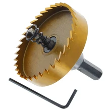 Utoolmart HSS foret trou scie ouvreur 85mm longueur coupe outil pour acier inoxydable fer alliage métal foret 42/45/48/50/53/55/60mm