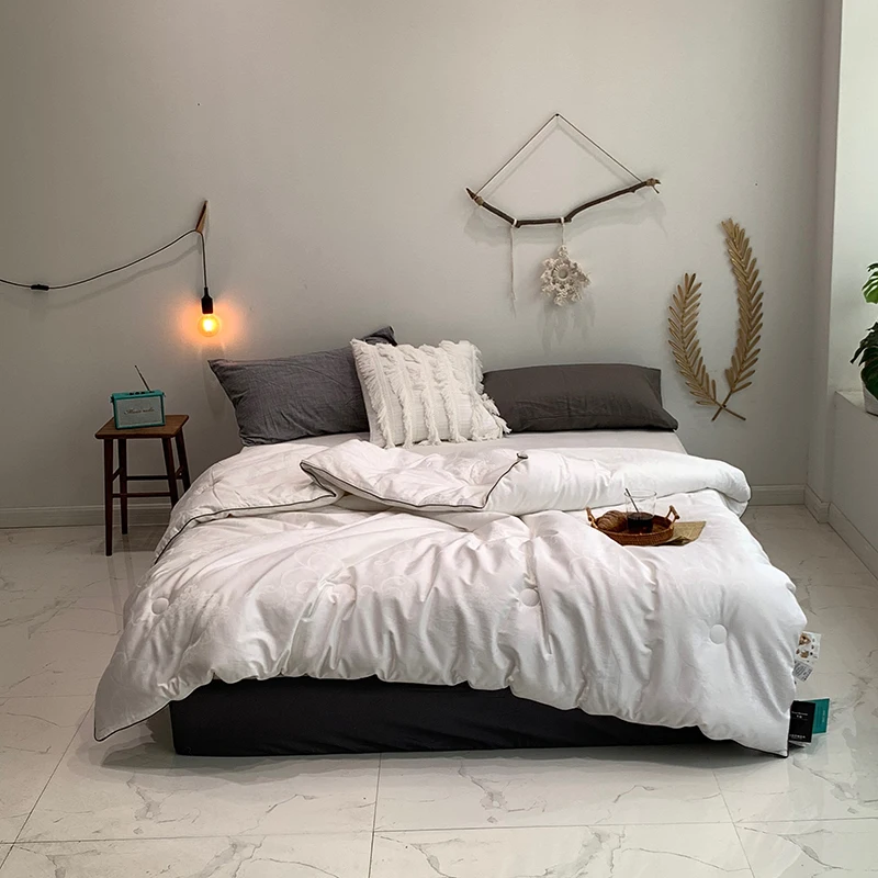 

Blancstar Winter Soft Quilt 100% Cotton Comforter Cotton Cover Soybean Fibre Filling Comforter Blanket Q004-2