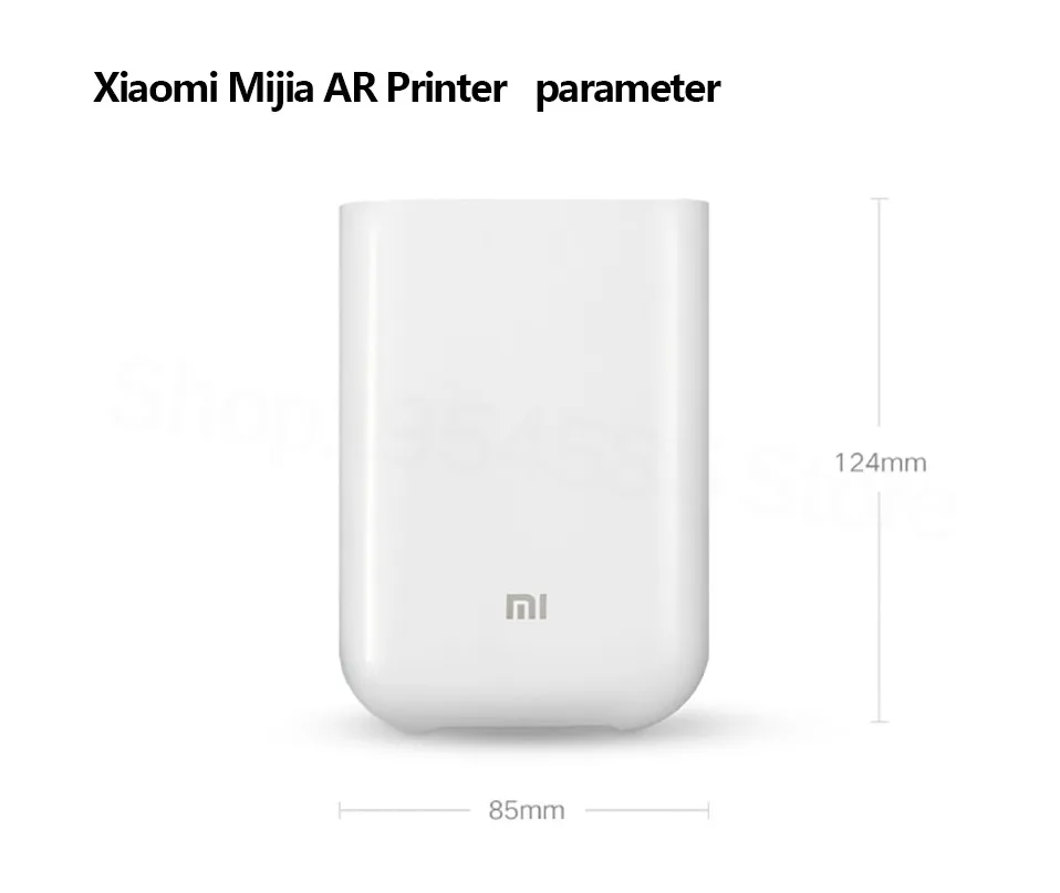 Xiaomi Mijia AR принтер 300 точек/дюйм портативный фото мини карман с DIY поделиться 500 мАч принтер с картинками Карманный работа с приложением Mijia