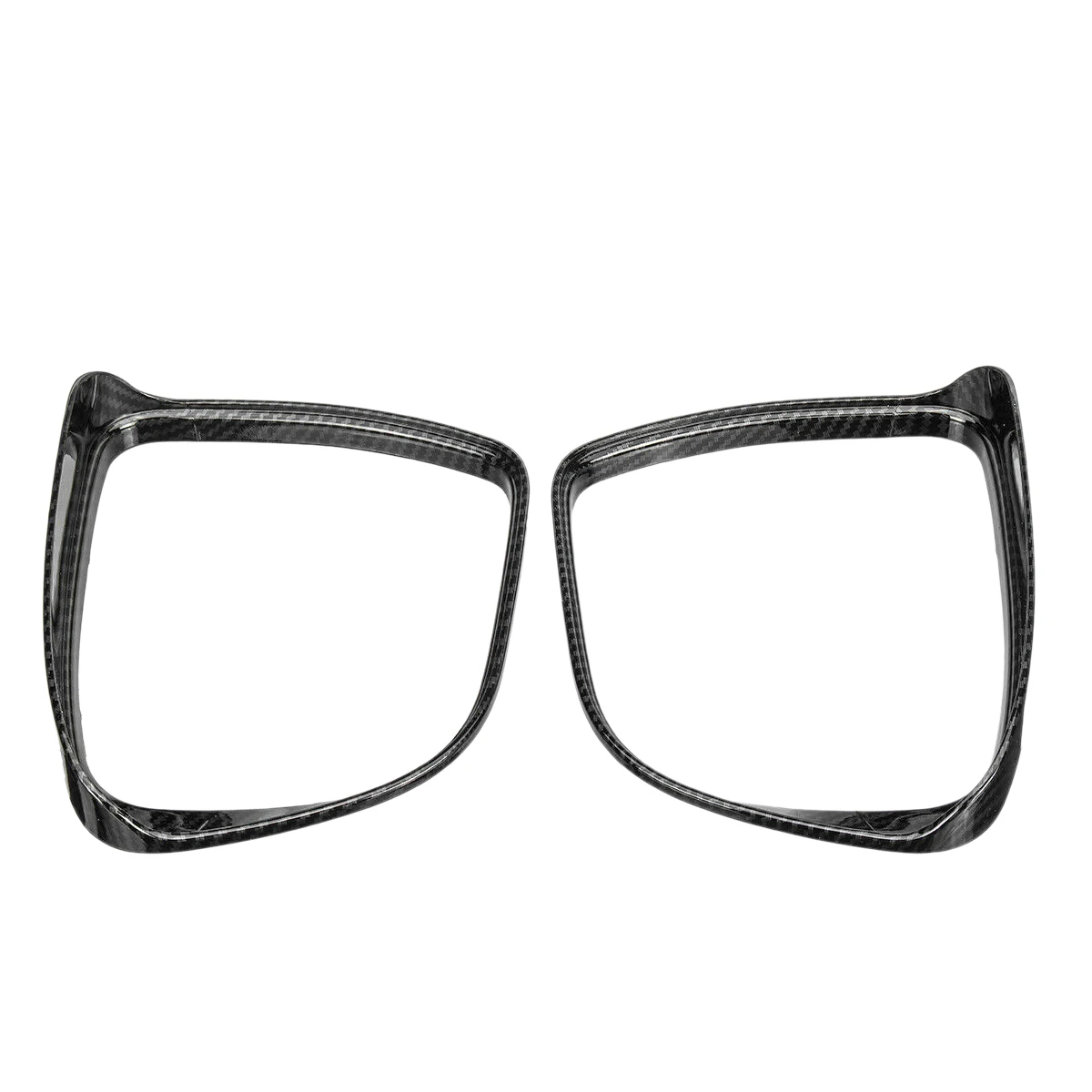 2 шт. автомобильные накладки на зеркало заднего вида из углеродного волокна для