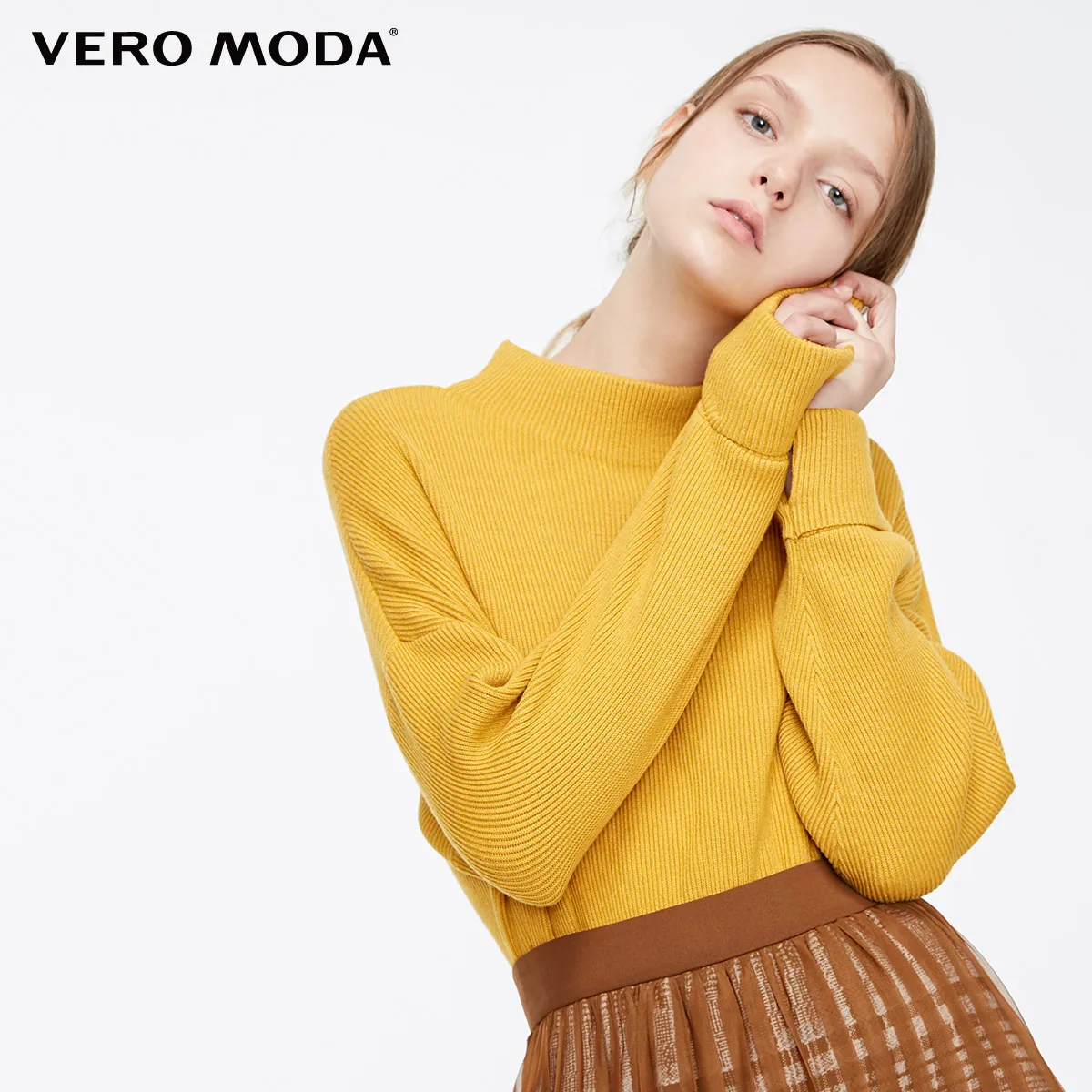Vero Moda женский минимализм ребристые рукава свободный крой вязать | 319113517