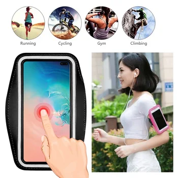 

for Samsung S20 Ultra S10 5G S9 S8 Plus S7 S6 Edge Note 10 Plus 9 8 Bag Case on Hand for Phone Holder for Running Sports Case