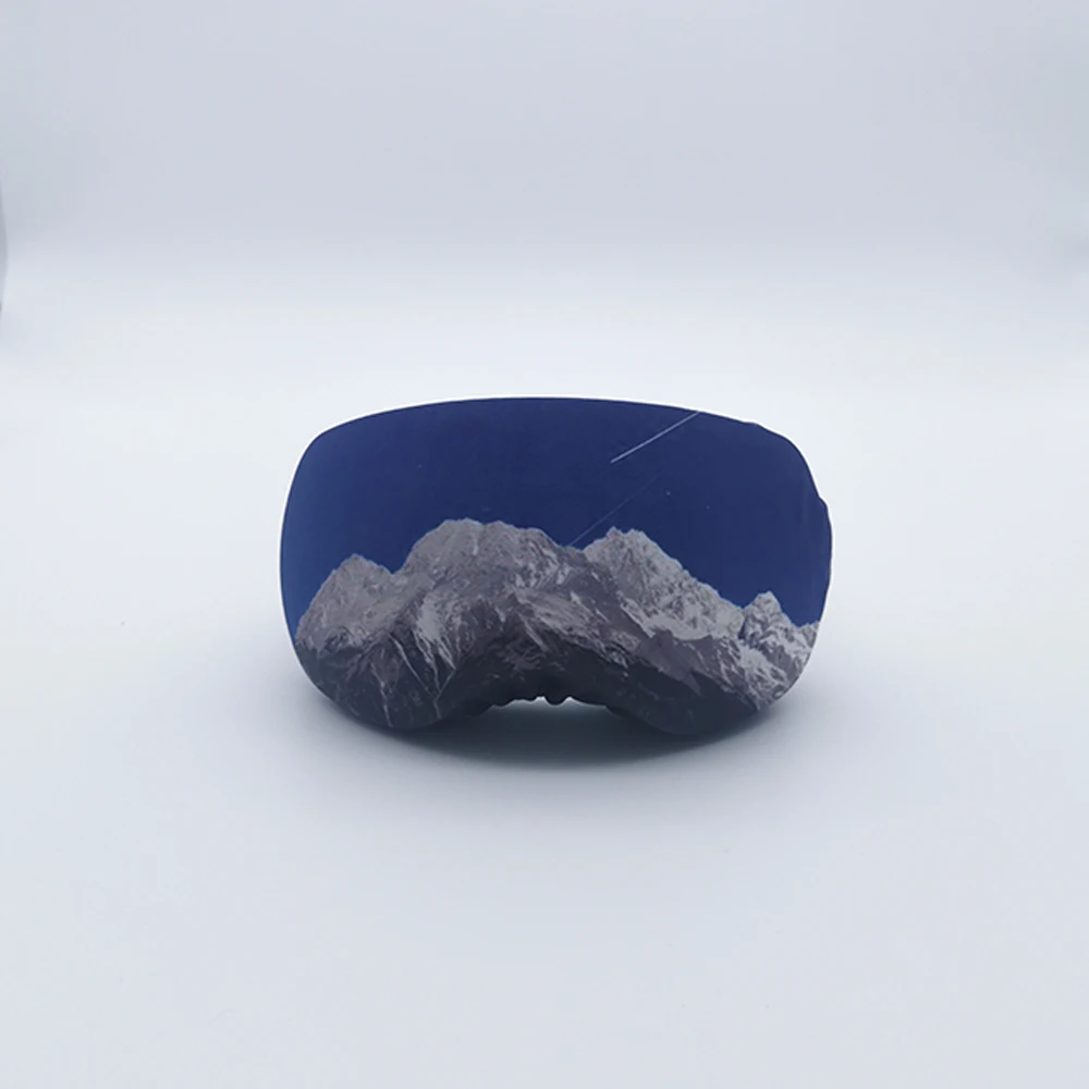 Gafas de esquí elásticas clásicas, cubierta protectora suave para gafas de esquí, para deportes al aire libre, diseño con animales