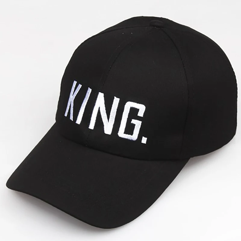 LA KING QUEEN бейсболка Snapback для мужчин и женщин козырек кепки s dad Bone Белый Черный Пара