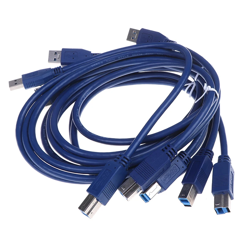 Удлинительный Кабель USB 3 0 A Male AM к B Type BM кабель для принтера супер быстрая горячая