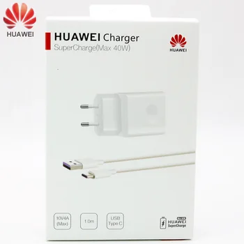 

Original HUAWEI SuperCharge 40W Quick Charger 10V 4A 5A Type-C Cable For P30 Pro Mate 10 20 30 Pro X RS P20 P10