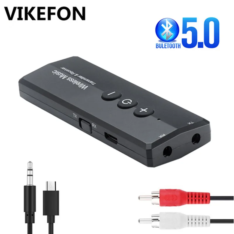 Аудиоприемник VIKEFON Bluetooth 5 0 передатчик 3 в 1 стерео мм USB беспроводной адаптер для