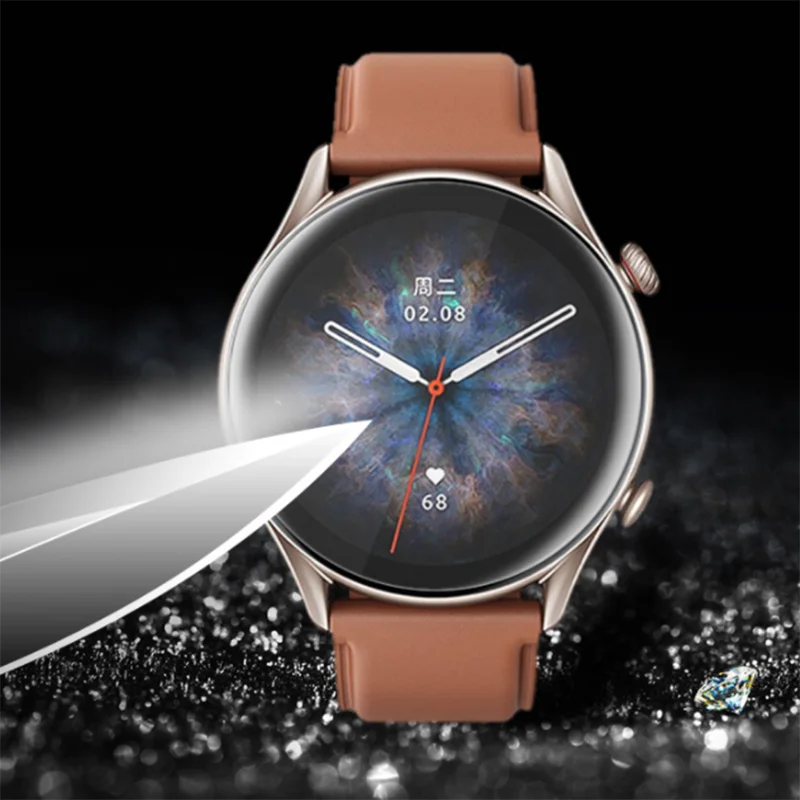 Фото Защитная пленка для часов Amazfit GTR 3 3 Pro 2 2e GTR3 Pro GTR2 GTR2e, из ТПУ, мягкая, на ЖК экран, 5 шт. №3