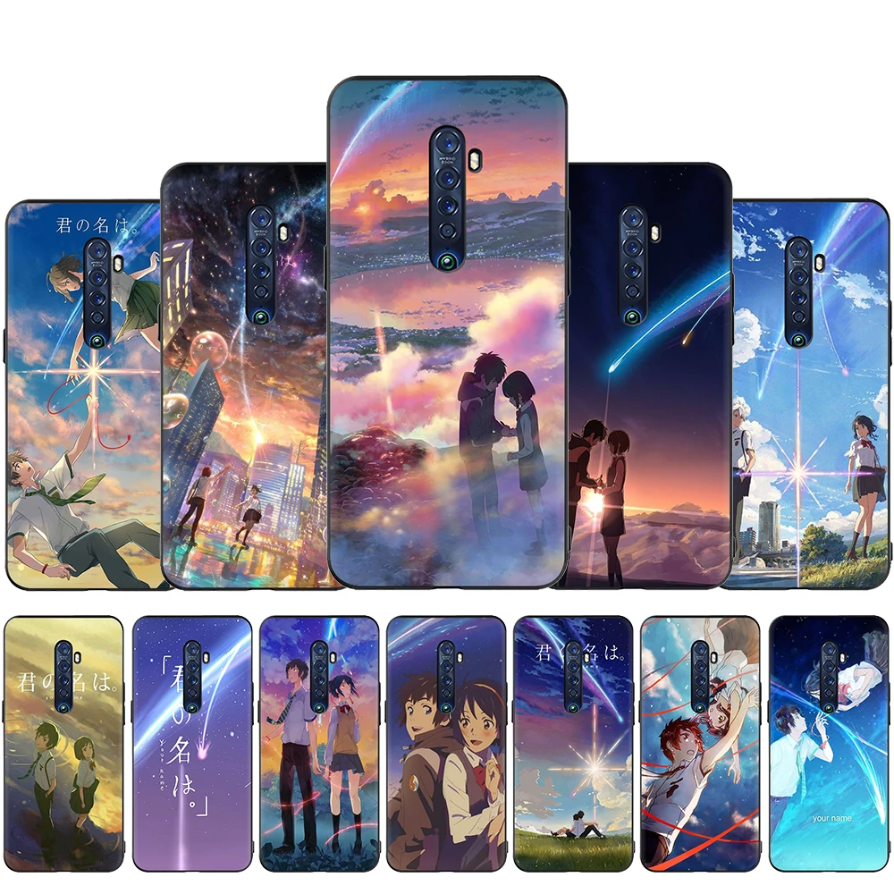Японский аниме ваше имя чехол для телефона OPPO K5 A5 A9 Reno Z 2 10X Ace 2Z 2F Realme 3 5 pro XT X2 X Lite