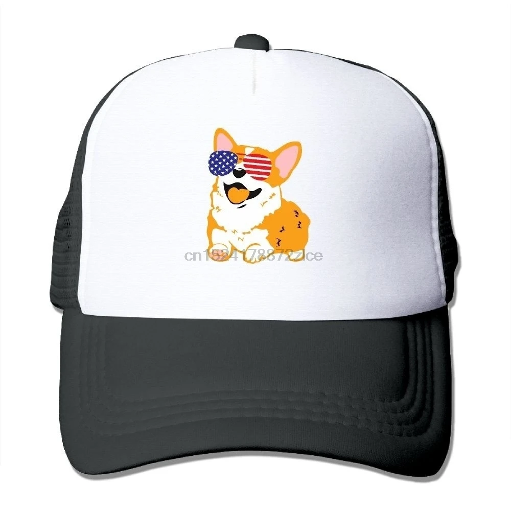 Пользовательские корги американский флаг патриотические солнцезащитные очки милые летние бейсболки Регулируемая Кепка s для мужчин и женщин