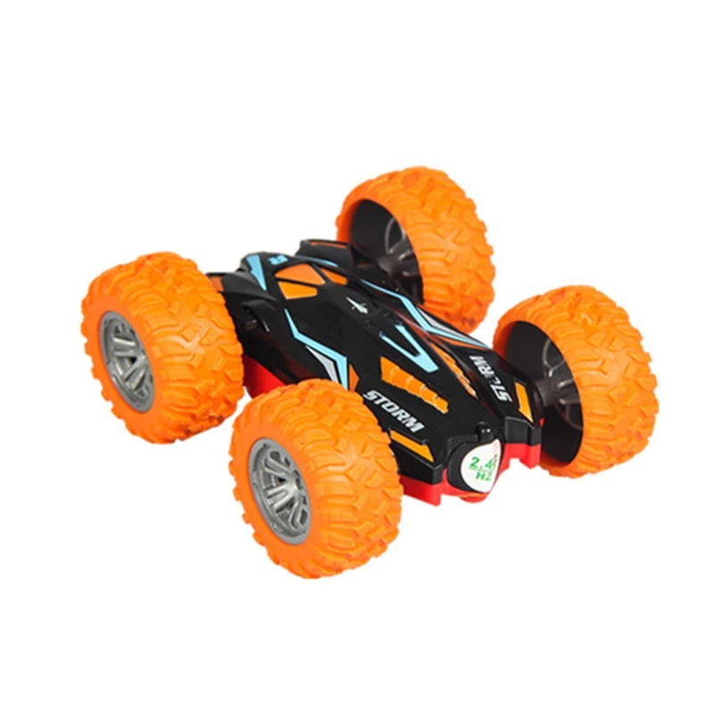 FBIL-Double Sided 3D Flip Remote Control Car Robot RC Toy Drift-Buggy Crawler Battery Operated Stunt Machine Radio Controlle | Игрушки и