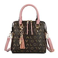 Новая горячая распродажа, женская сумка через плечо, модные сумки с кисточками и принтами, розовые сумки-ранцы для женщин - Цвет: Розовый
