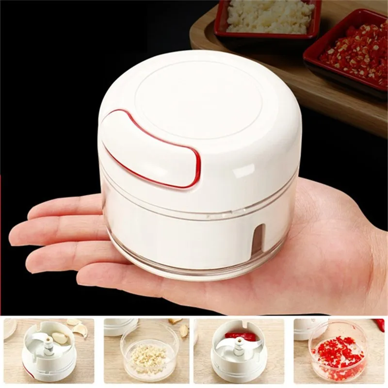

New Mini Handle Garlic Stainless Steel Garlic Pressurer Garlicizer Vegetable Cutter Kitchen Tools