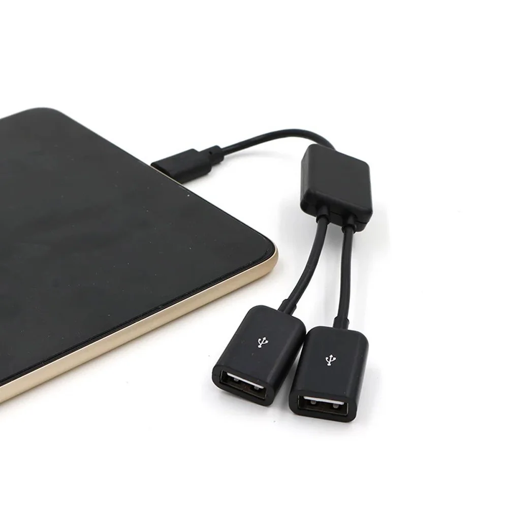 Type C 3.1 to Dual USB OTG Cable Type-C Splitter USB data transfer Converter for mobile phones Tablet Android Mouse Keyboard
