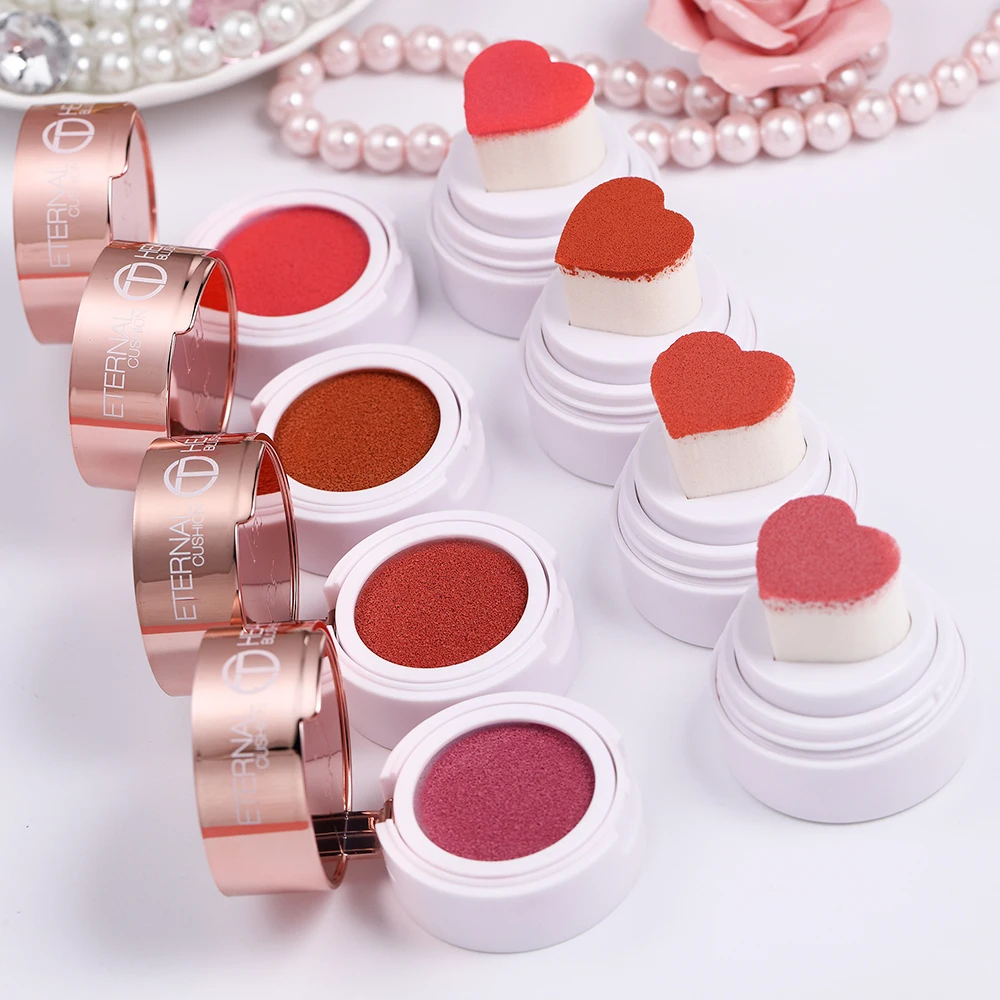 

4pcs/set Air Cushion Blush Shimmer Effect Natural Long Lasting Waterproof Makeup Kit For Wholesale