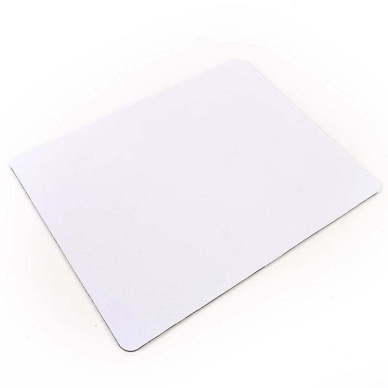 White Fabric Mouse Mat Pad High Quality 3mm Thick Non Slip Foam 26*21cm
