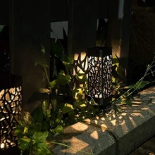 ABS Ip44 Светодиодная лампа на солнечных батареях садовая лампа Водонепроницаемая кнопка-переключатель Вставка подземный белый/теплый свет пейзаж уличное украшение