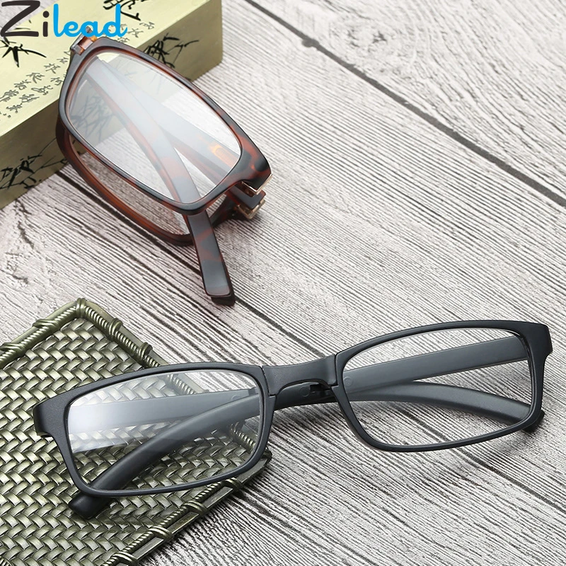 Zilead Складные портативные очки для чтения дужки на пружине Prebyopia очки для Для мужчин Для женщин дальнозоркости очки