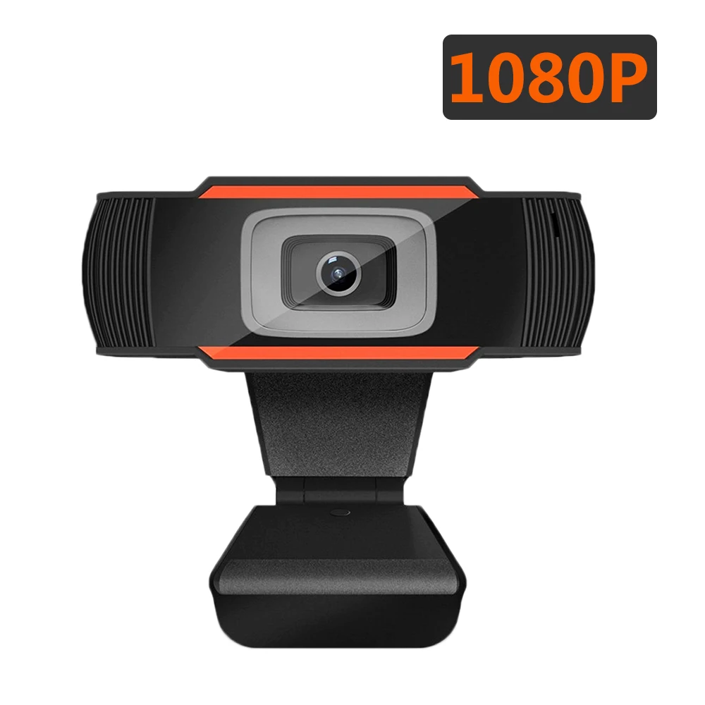 Full HD Computer Camera 1080P Webcam USB Web Cam Built-in Microphone for PC  Mac Laptop Desktop  Skype