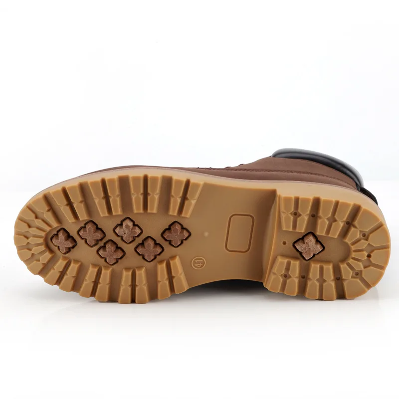 koovan men boots 2021 new Martin boots PU leather men's shoes high top more leisure autumn boots wholesale