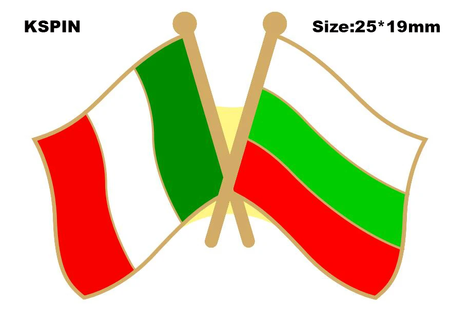 BULGARIA Flag Lapel Pin Badge New 