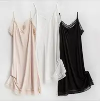 Chemise de nuit sexy pour femme, chemise de nuit sexy pour femme, chemise de nuit Mulberry, glisse à fond, lingerie pour femme, été, haute qualité, 100% naturel 4