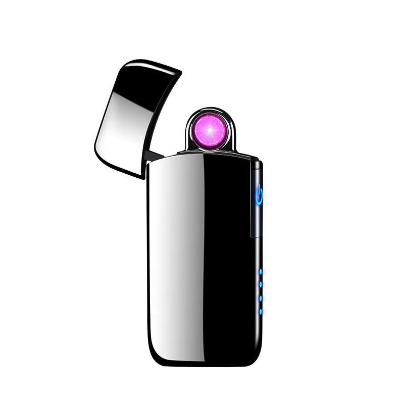 Прядильная плазменная дуговая зажигалка, Мужская подарочная USB электрическая турбо-зажигалка, ветрозащитная электронная импульсная перезаряжаемая зажигалка