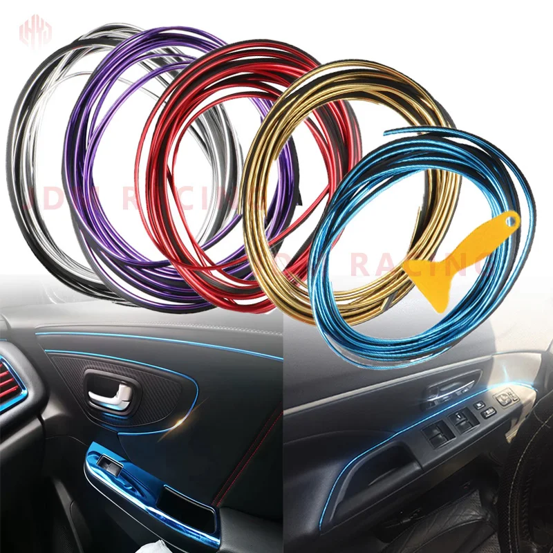 5M Auto Dashboard Einfügen Flexible Trim Auto Innen Tür Rand Dekorative  Moulding Streifen Accessoires Mit Schaber - AliExpress