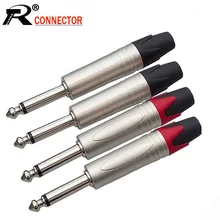 10 шт./лот, NP2X/NP2X-B, 1/4 дюйма, моно разъем, профессиональный, 2 полюса, 6,35 мм, 6,5 мм, моно разъем, 6,35 мм разъем