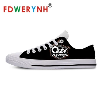 

Ozzy Osbourne Band Most Influential Metal Bands of All Time Men's Low-top Casual Shoes 3D Pattern Logo Men Shoes