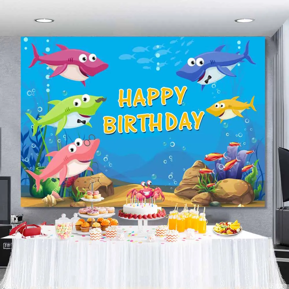 Laeacco Runder Fotohintergrund 2,2m – Wasserwellen-Design In Blau Für Baby-Party, Geburtstag & Porträts