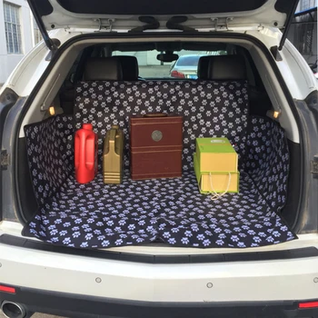 

Onever Oxford Cloth Car Trunk Pet Mat Hammock Protector Waterproof Washable Dog Carriers Rear Back Pet Dog Car Seat Cover Mats