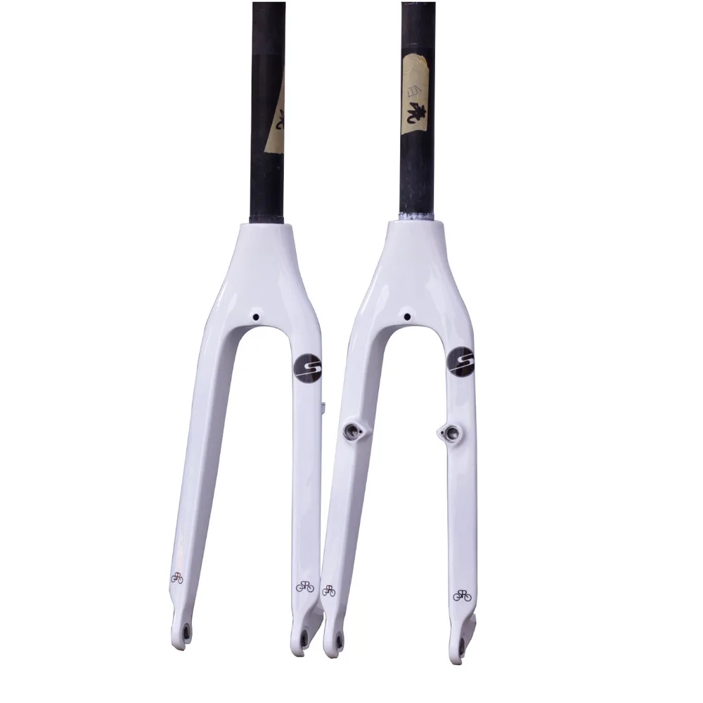 2" Карбоновая вилка 451 406 20 1 1/8" для велосипеда Minivelo V Тормоза Дисковый суппорт тормоза совместимые мини Velo жесткие вилки супер