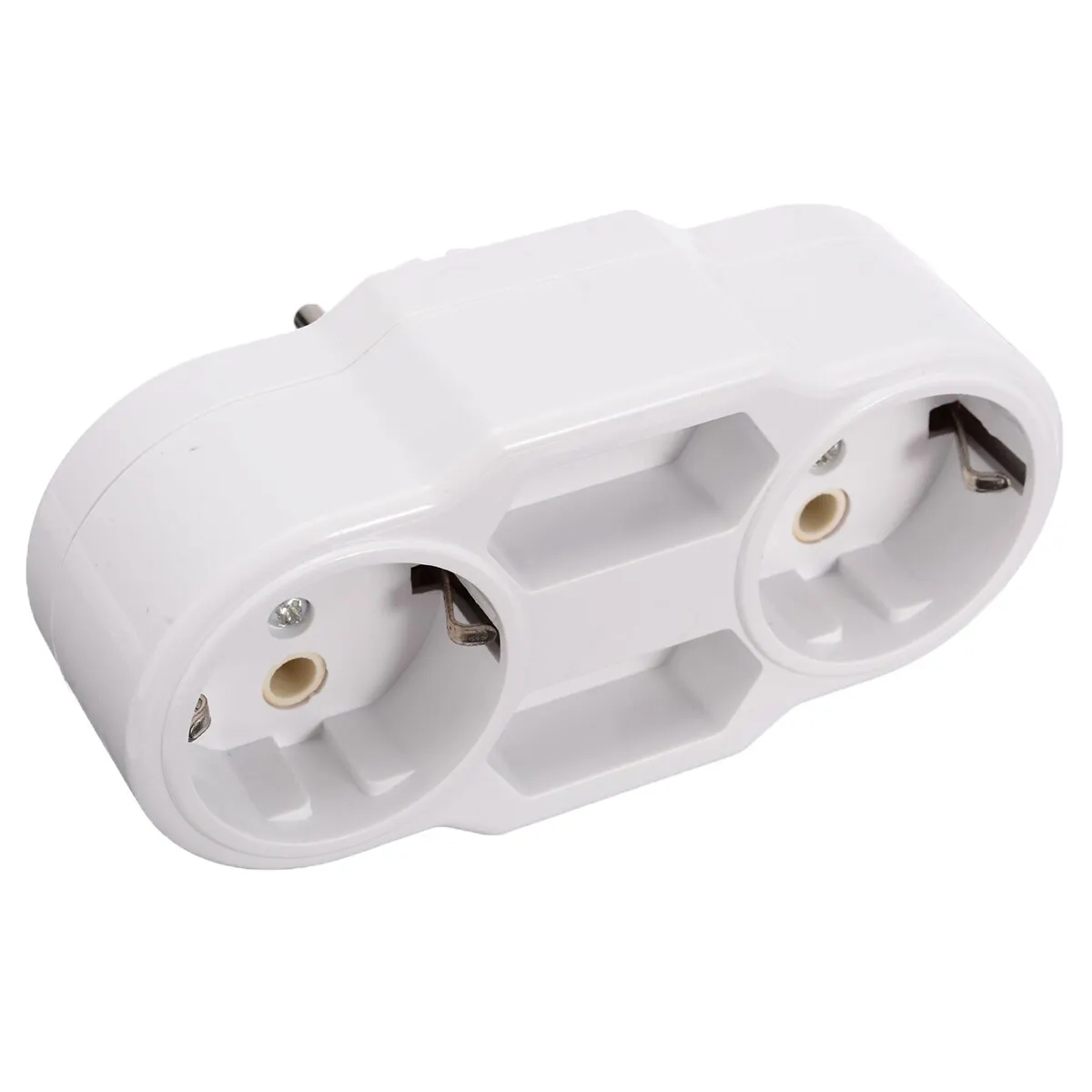 1pc 110-250V 16A Triple Plug Protective Contact Multiple Plug Power Distribution Adapter European EU Standard Conversion Socket