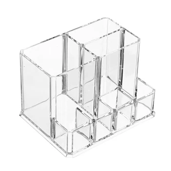 

Transparent Acrylic Storage Box Creative Jewelry Storage Holder Desk Organizer for Cosmetic Brushes Eyebrow Pencil