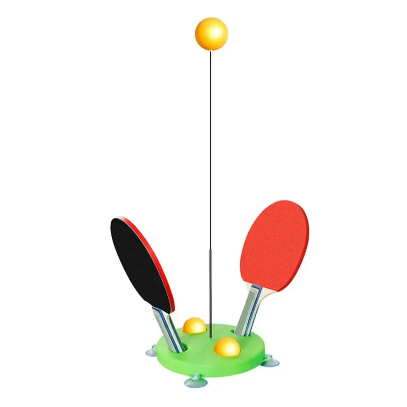 Portable Ping Pong Training Tool Soft Shaft Practice Trainer Self-study Exerc JG 